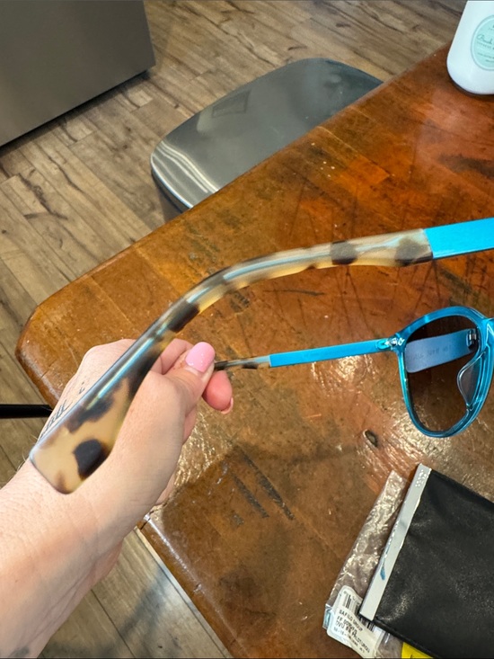 Fendi Teal Frame Amber Lens Sunglasses ? main image 5